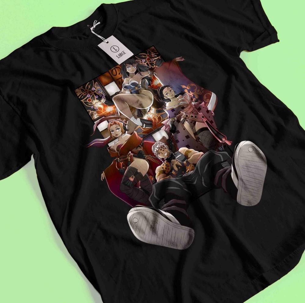 

Demon Slayer Shirt Tengen Uzui Tshirt Tanjiro T-Shirt Muzan Doma Kokushibo Tee 3XL