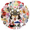 50-Piece Cartoon Japanese Minimalist Graffiti Stickers - Creative Waterproof Decorative Decals for DIY (Anime Worlds Store)