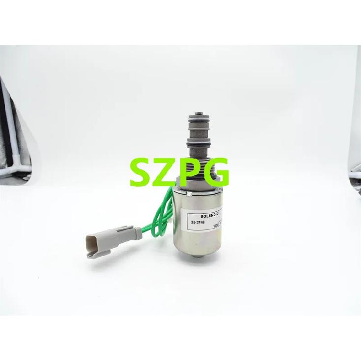 24V Solenoid Valve 152-8340 3E-3748 For E320B E322B E330B E325B Excavator Solenoid 1528340 3E3748