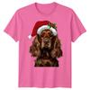 Spaniel Dog Christmas Holiday Animals Unisexs Unisexs Graphic Tee Festive Tee