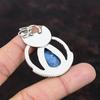Owyhee Blue Opal Pendant Beautiful Jewelry 925 Sterling Silver Pendant Wonderful Gemstone Handmade Pendant Engagement Gift Statement Pendant
