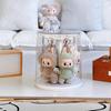 Rotating Labubu Plush Doll Display and Storage Box