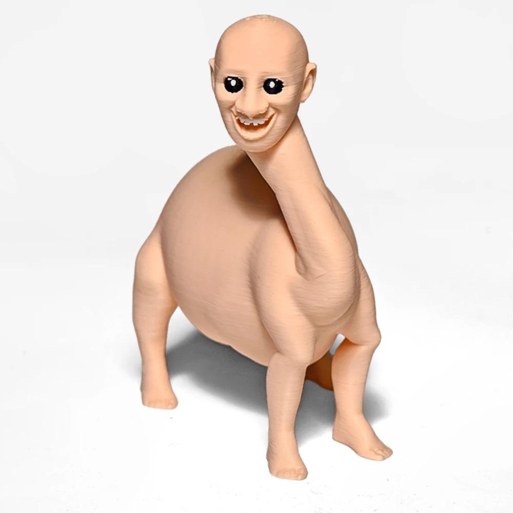 Bloop Mořská Příšera 3D Tištěná Flexibilní Kloubová Fidget Hračka – Požírač Moře Hlubinné Stvoření Sběratelský Předmět, Hračka na Stůl pro Úlevu od Stresu