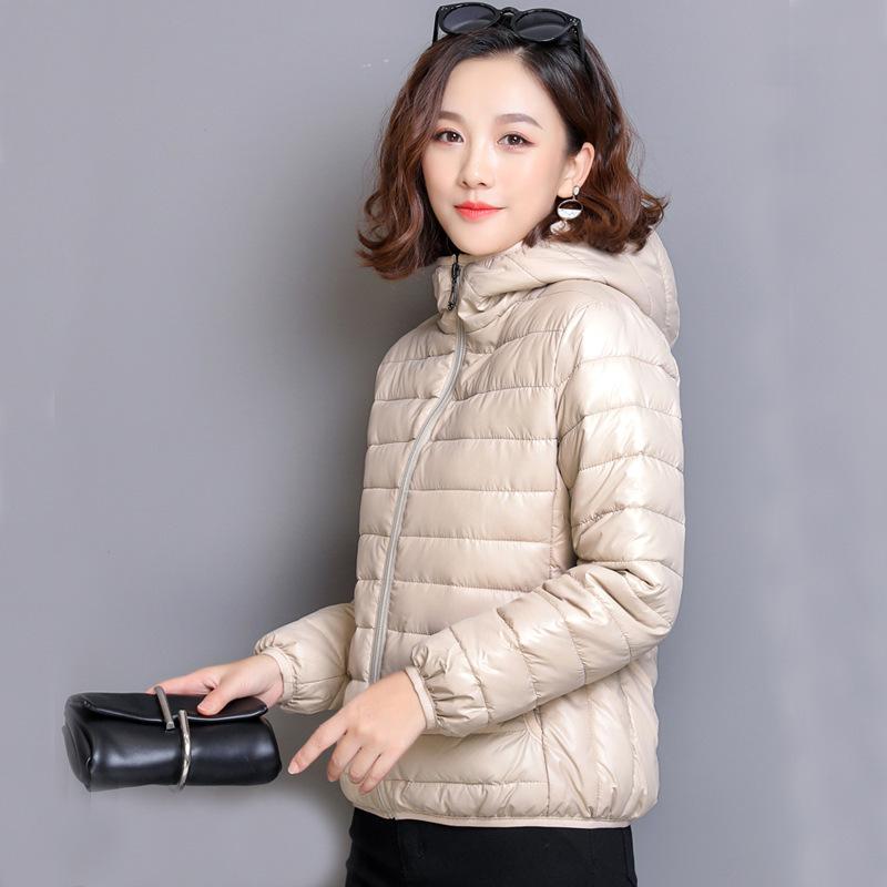 Women's Fall Winter Coat Winter Cotton-padded Winter Cotton-padded Candy-colored Cotton-padded Short-style Women Cotton-padded Clothes