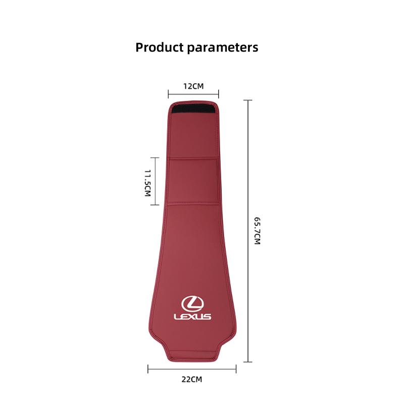 Leather Car Pillowcase Car Supplies Headrest Cover For Lexus Fsport IS250 Ct200h Anti Fouling Decoration Headrest Mat Tissue Box
