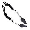 New High Quality Black Whistle Referee Game Halter Outdoor Travel Hiking Whistle Suitable for Basketball Volleyball Games