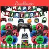 Game On Game Controller Foil Balloon Spiral Flag Set Party Decorations