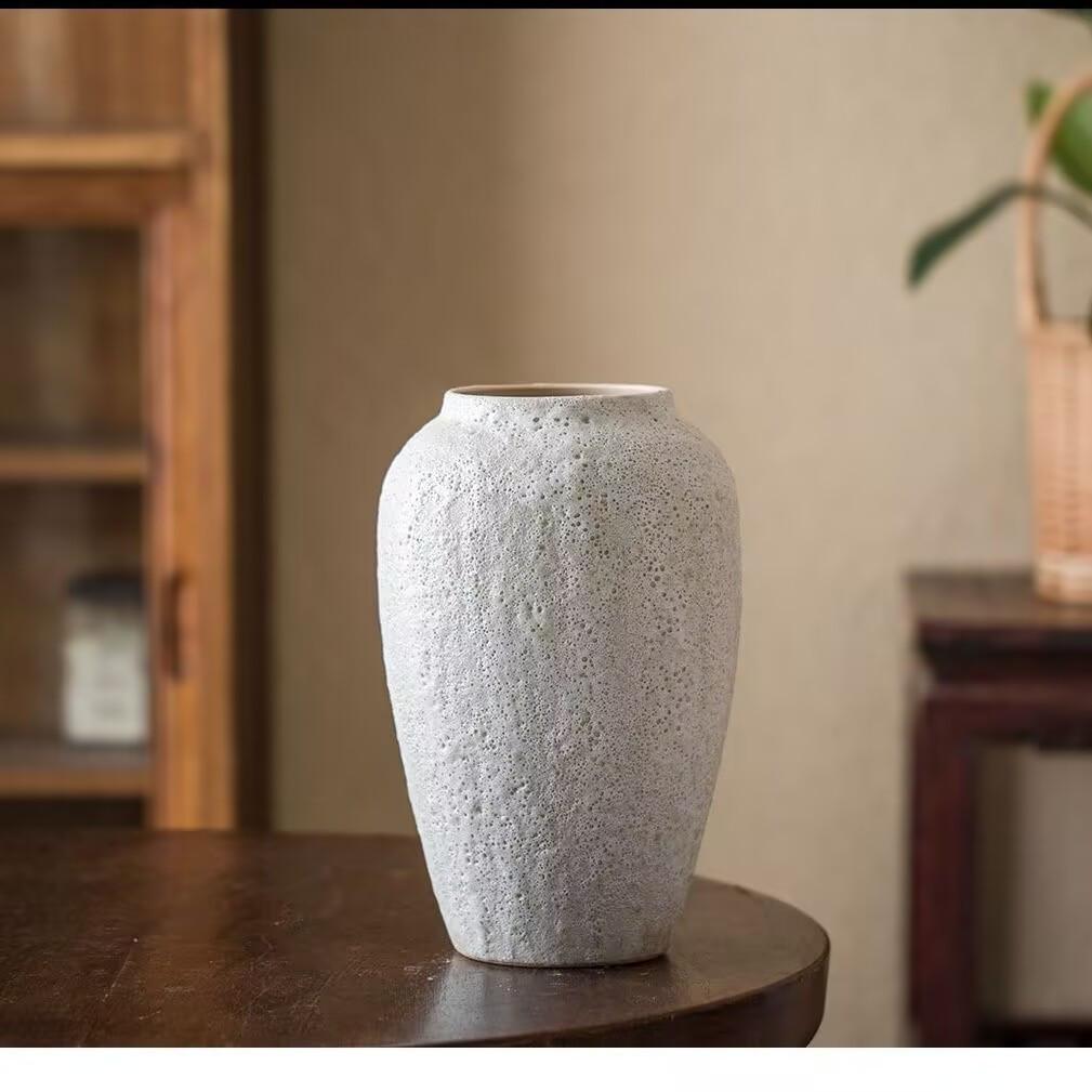 Ceramic Vase Chinese Style Quiet Wind Home Decor Decoration Flower Arrangement Pottery Pot