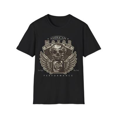 2025 Summer Luxury Brand Graphic Printed T-shirt Men's and Women's Casual Short-sleeved Round Neck Cotton T-shirt Motorcycle