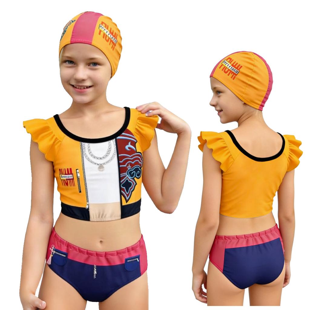 Children's Fashionable Casual Swimming Suit Set
