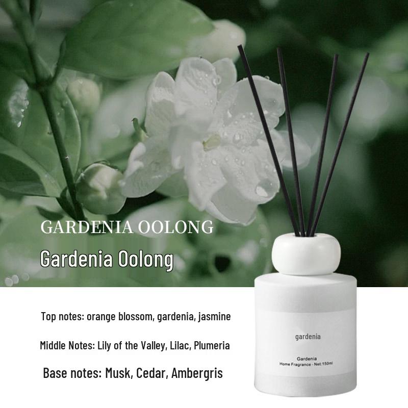 Flameless Aromatherapy Rattan Diffuser with Long-lasting Fragrance for Home and Bathroom. 150ml