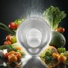 Stainless Steel Rice Washer Strainer Bowl to Rinse Rice Vegetable Fruits Kitchen Colander Sieve for Cooking and Food Prep