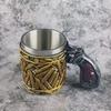 Bullet Stainless Steel Mug Creative Revolver Bullet Cup Shaped Commemorative Gift Bar American Beer Cup