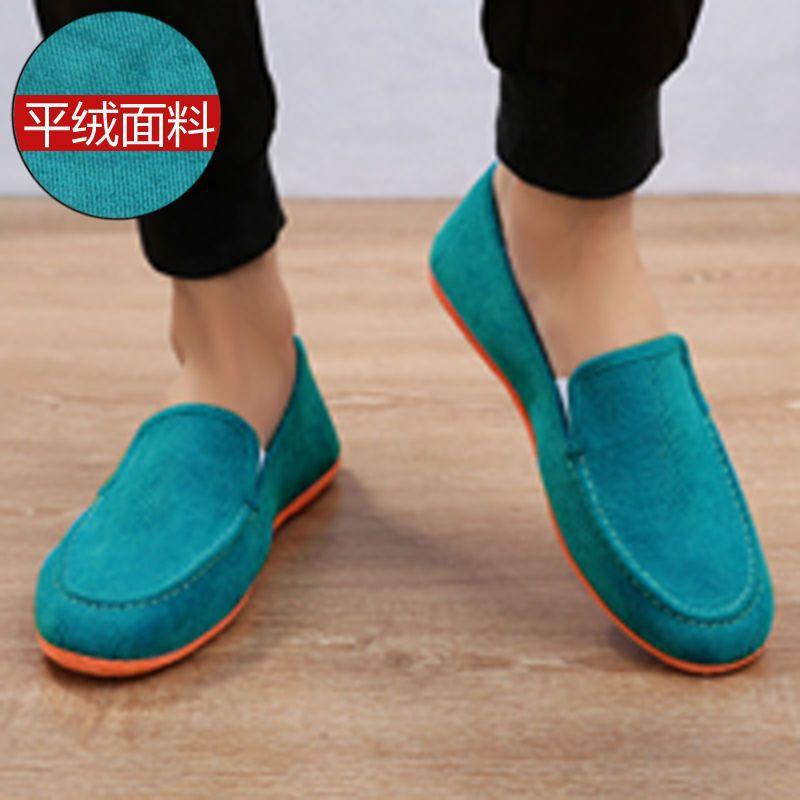 Old Beijing Cloth Shoes Pánské ležérní plátěné boty s měkkou podrážkou na plochém podpatku