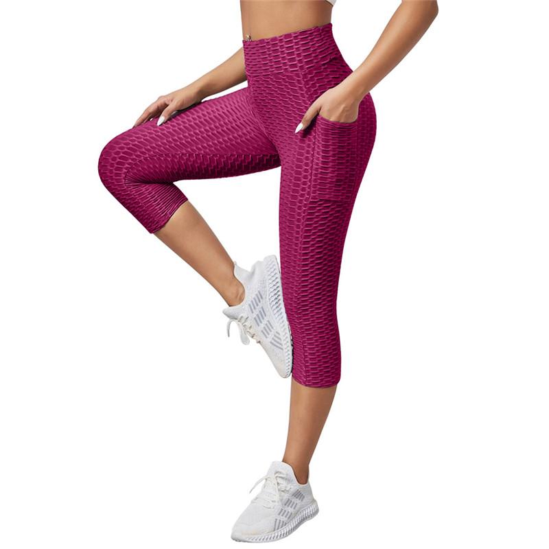 Buy Nessaj Yoga Leggings With Pocket Women Running Pants Gym High Waist