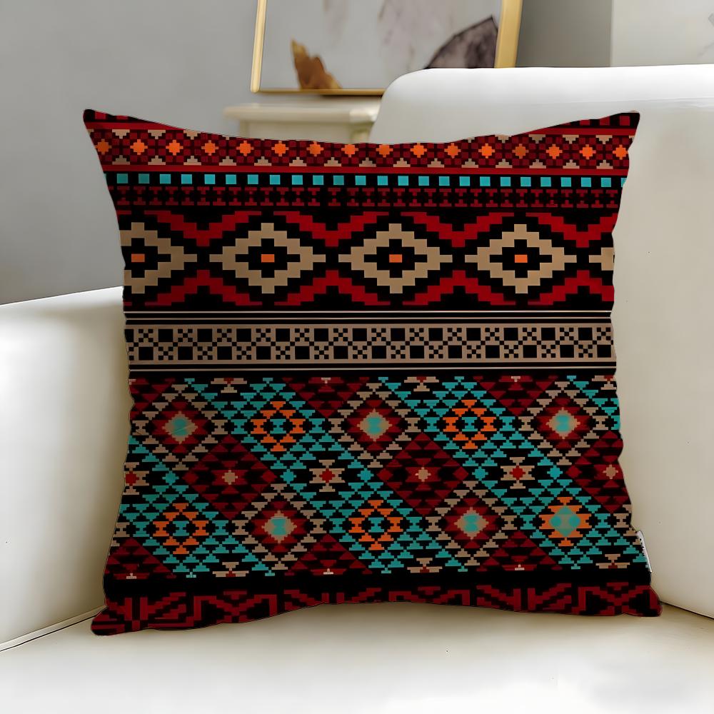 Floral pattern Cushion Cover Soft EasyWash Pillow Case Versatile for Couch Bed Travel and Office
