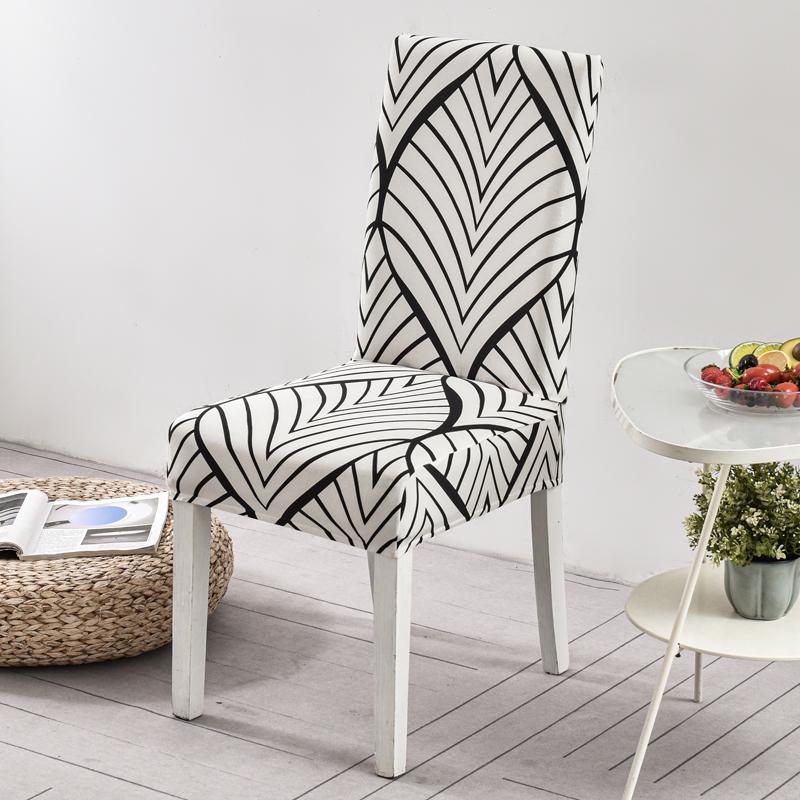 New Colors Chair Covers Floral Modern Slipcover For Dinning Room Wedding Stretch Elastic Furniture Protector