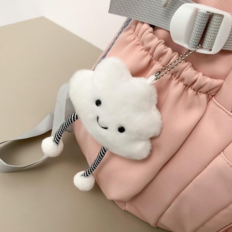 

Однотонный рюкзак повседневный рюкзак для компьютера большой вместимости с принтом школьный ранец для средней школы женский