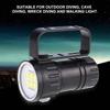 3.7V 28800Lm LED Photography Diving 80m Flashlight Torch with Bracket Stand