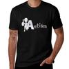 Funny Mem Autism Tshirt Large Size Casual Short Sleeve Top