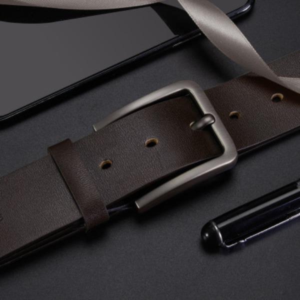 Men'S Belt Leather Without Interlayer Pin Buckle Belt Retro Classic Special Cowhide Belt