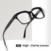 2PCS Anti Blue Light Square Reading Glasses Women Spring Hinge Presbyopic Glasses Diopters 1 1.5 2 2.5 3