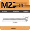 Stainless Steel Full Threaded Rod Bolt M5-M42