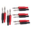 5Set Lantern Banana Plug Male Insulated Banana Socket DIY Connectors for Welding Machinery