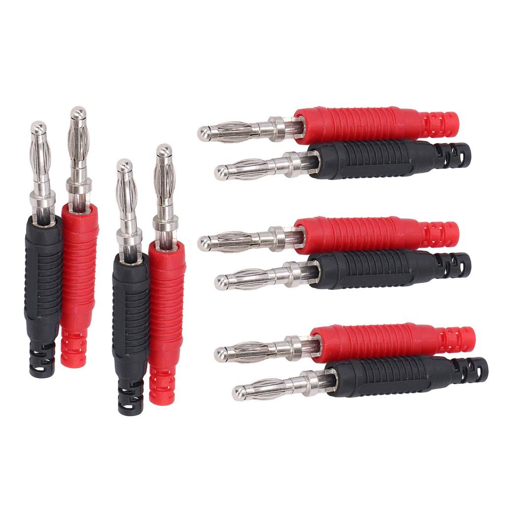 5Set Lantern Banana Plug Male Insulated Banana Socket DIY Connectors for Welding Machinery