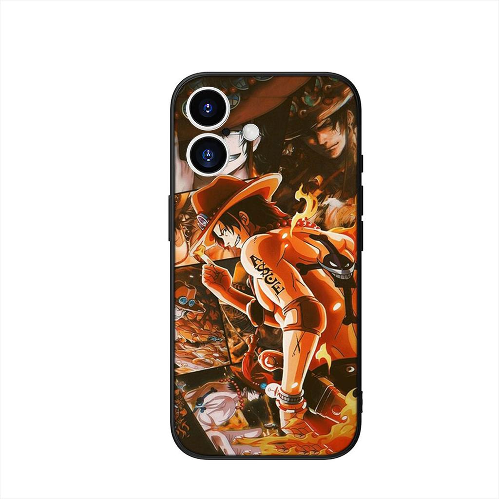 Portgas D Ace ONE PIECES Luffy Zoro Cover Phone Case for Apple iPhone 17 16 15 11 Pro XS Max XR 6 7 8 Plus + SE 2020 5 16E