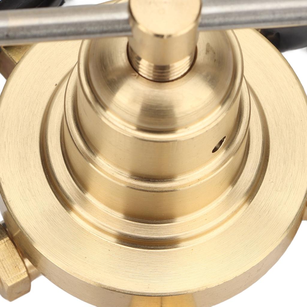 Nitrogen Gauge Nitrogen Pressure Gauge Regulator Test Kit Brass Inlet Outlet Connection with 200cm Hose Nitrogen Pressure Gauge