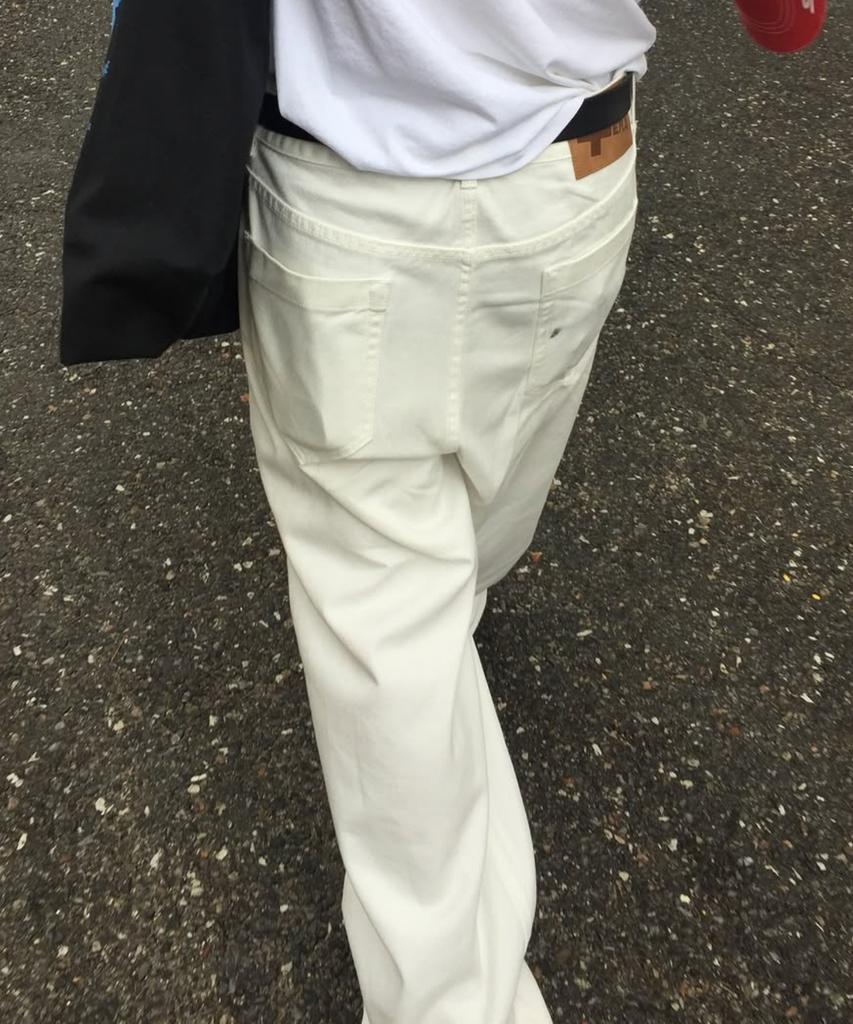 Ira Men Era Wide Fit Denim Pants - White