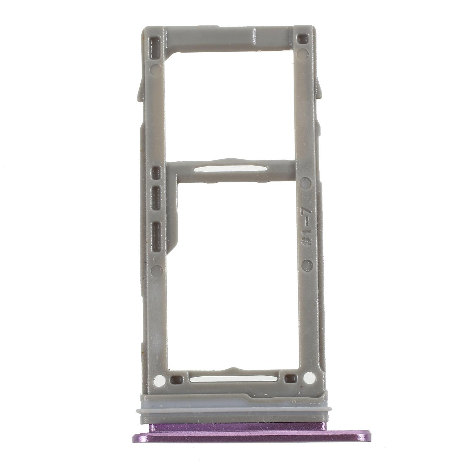 

SIM/Micro SD Card Tray Holder Replace Part for Samsung Galaxy S9+ SM-G965/S9 SM-G960 Purple