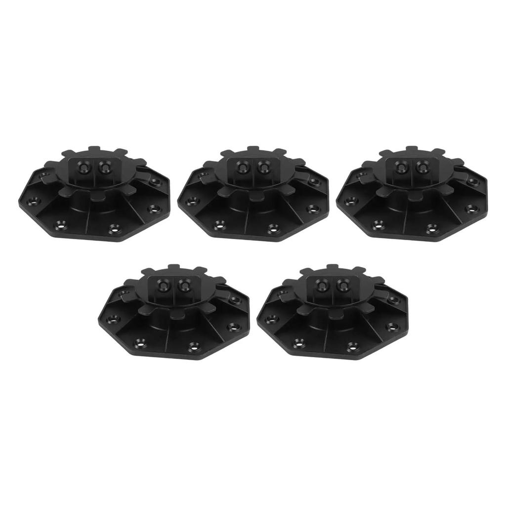 10/5/1Pcs Deck Support Base Height Adjustable Plastic Deck Lift Support Base Solid Floor Support Lift Bearing Set For Wood