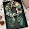 Spring and Summer Graffiti Flowers 71 * 71 Square Scarf Travel Sunscreen Headscarf Practical High-end Scarf for Mother