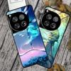 OnePlus 12 Case Tempered Glass Customized Colorful Golden Fruit Design