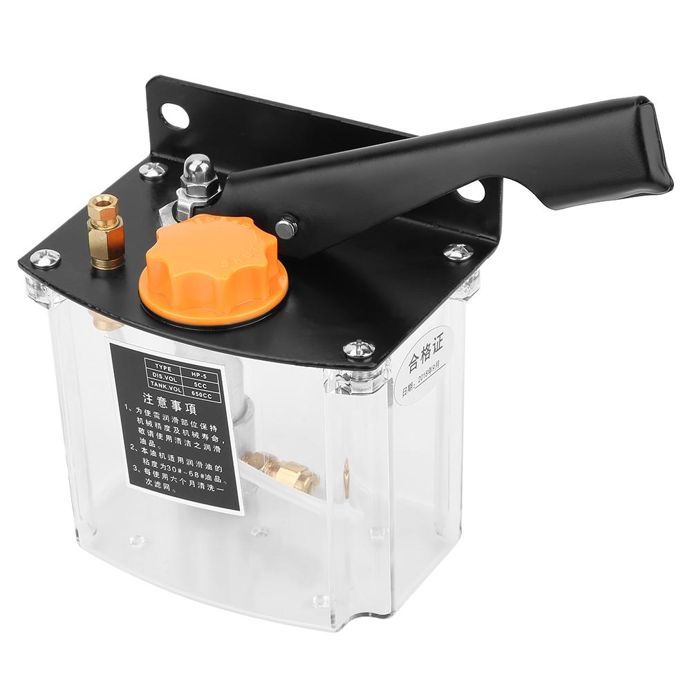 HP 5R Manual Lubricating Pump Right Hand Operated Lubrication Pump 650CC for CNC Machine Tool
