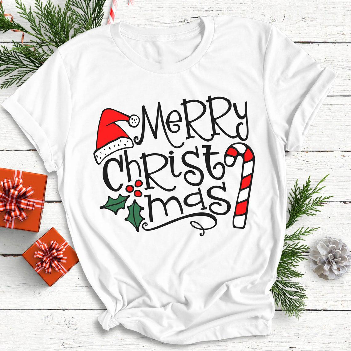 Merry Christmas Tree Graphic Tees Women Harajuku Festival T Shirt Short Sleeve Tees Casual Tops 2XL