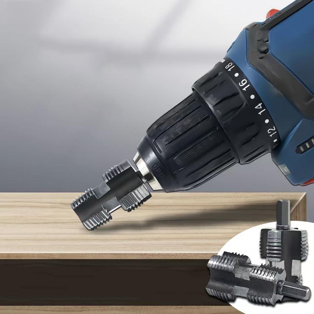 Burghiu convenabil pentru găuri interioare pentru conductă de apă, conceput pentru utilizare ușoară în instalații sanitare