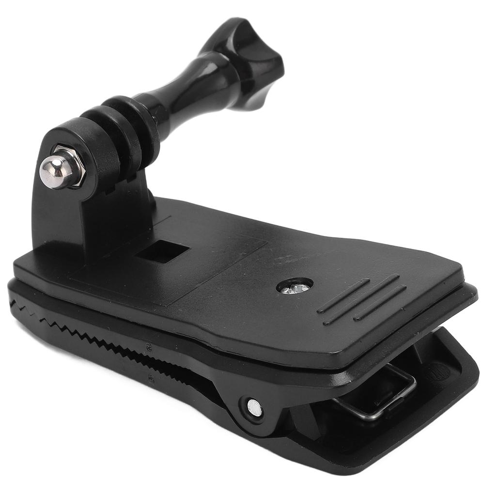 Action Camera Clip Holder Wearable Equipment 360 degrees  Rotation Base Clamp Backpack Strap Clip with J Hook Buckle