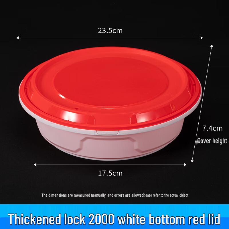 Disposable Round Plastic Food Packaging Bucket