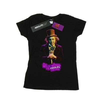 Womens/Ladies Dark Pose Cotton T-Shirt