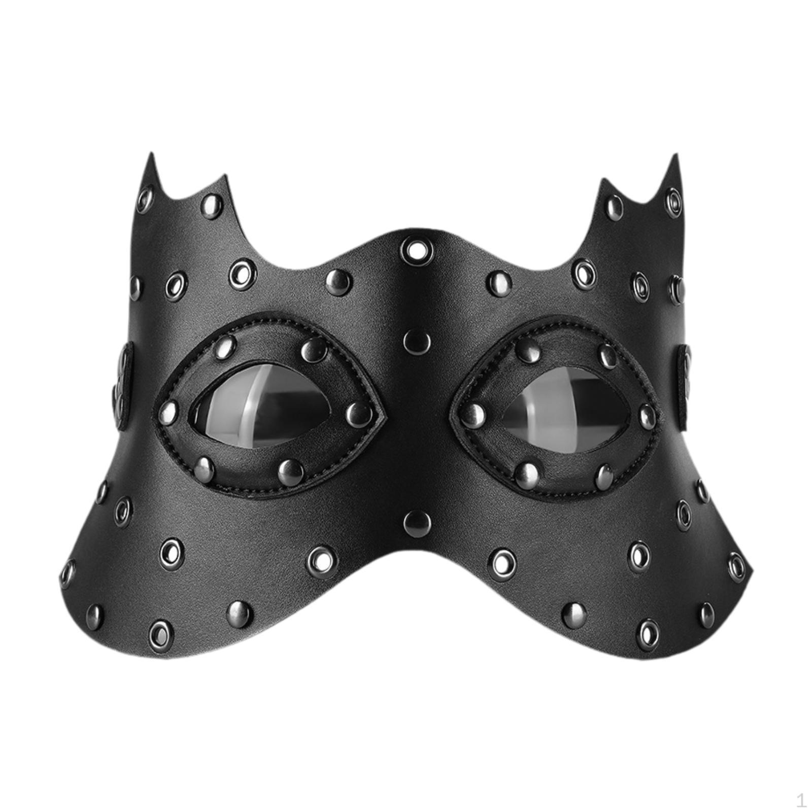 

Gothic Punk Mask Costume Stage Performance Decor Funny Party Favor Roles Play Prom Props