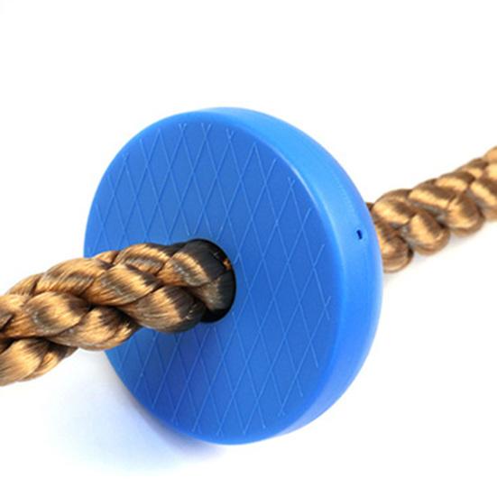 Baumschaukel für Kinder, Einzelscheibe, Kletterseil mit Plattform, Indoor-/Outdoor-Spielplatz, bunt, Schaukelsitz, Spielzeug, Jungen/Mädchen, Geschenk