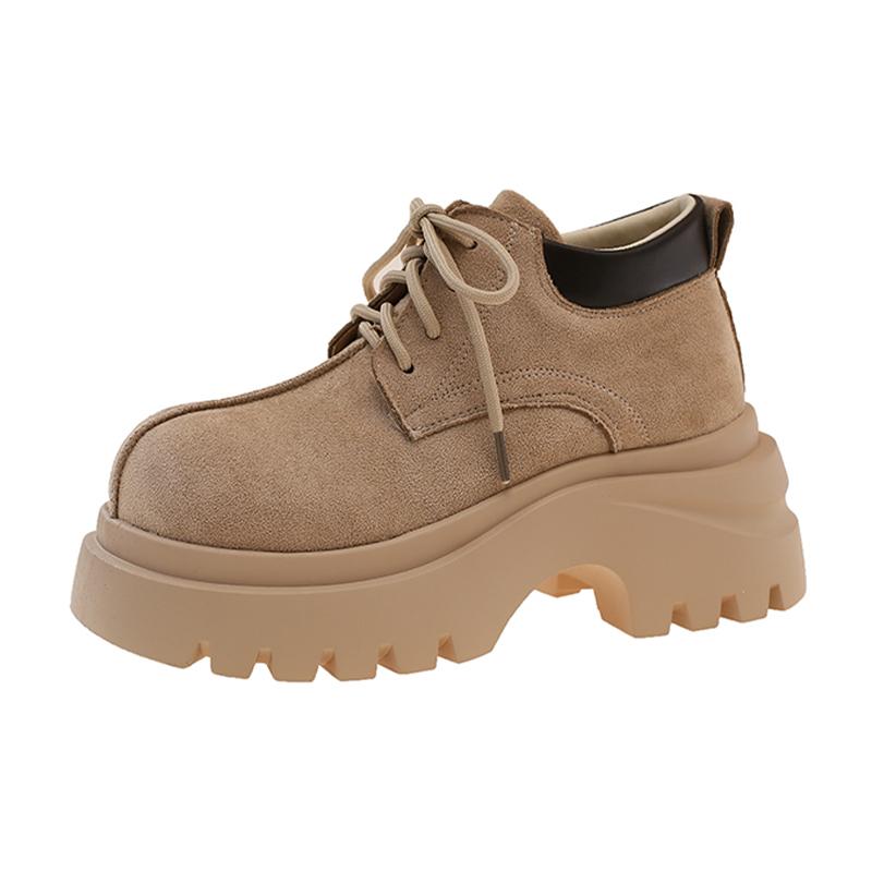 Flats Platform Women Ankle Boots Designer Lace Up Shoes Fashion Winter Boots Woman 2025 New Dress Goth Motorcycle Boots Mujer