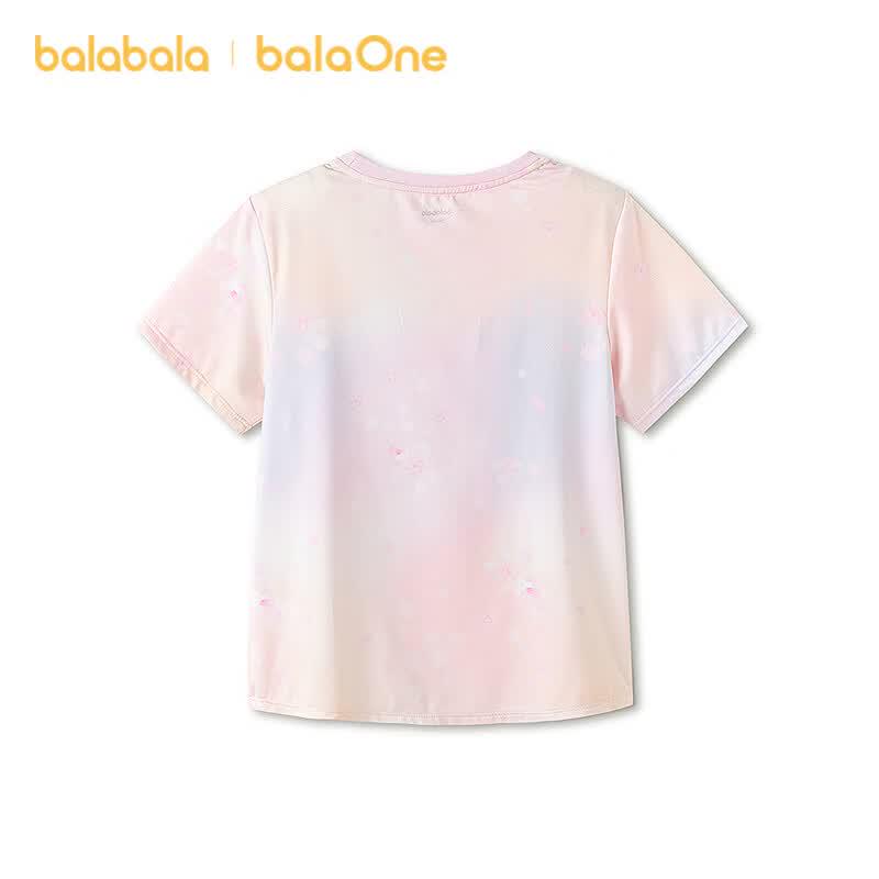Balabala Girls' Quick-Dry Short Sleeve T-Shirt