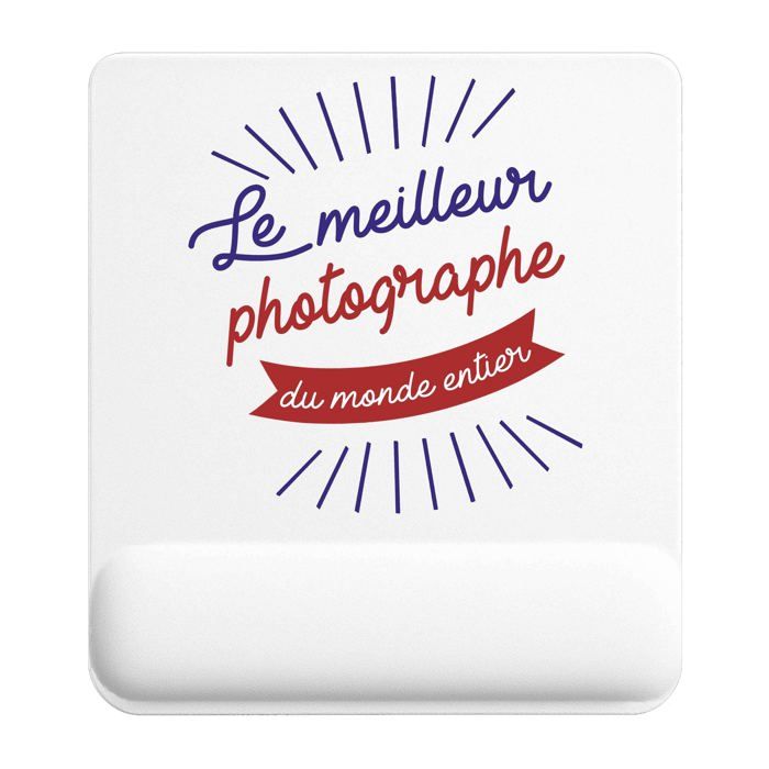 Tapis de souris - PLANETEE - Photographe Meilleur Monde - 22x18 cm - Épaisseur 3 mm - Polyester/Caoutchouc