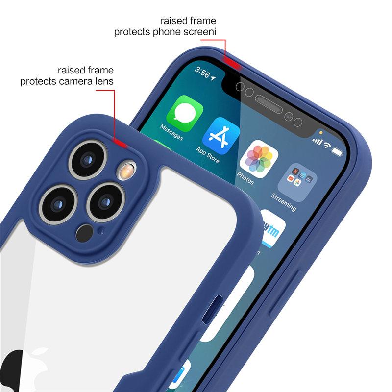 Luxury 360 Full Body Front+Back Case For iPhone 16 15 14 13 11 12 Pro Max XS X XR 7 8 Plus Silicone Bumper Shockproof Cover