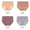 Langsha Women's High-Waist Cotton Silk Antibacterial Briefs
