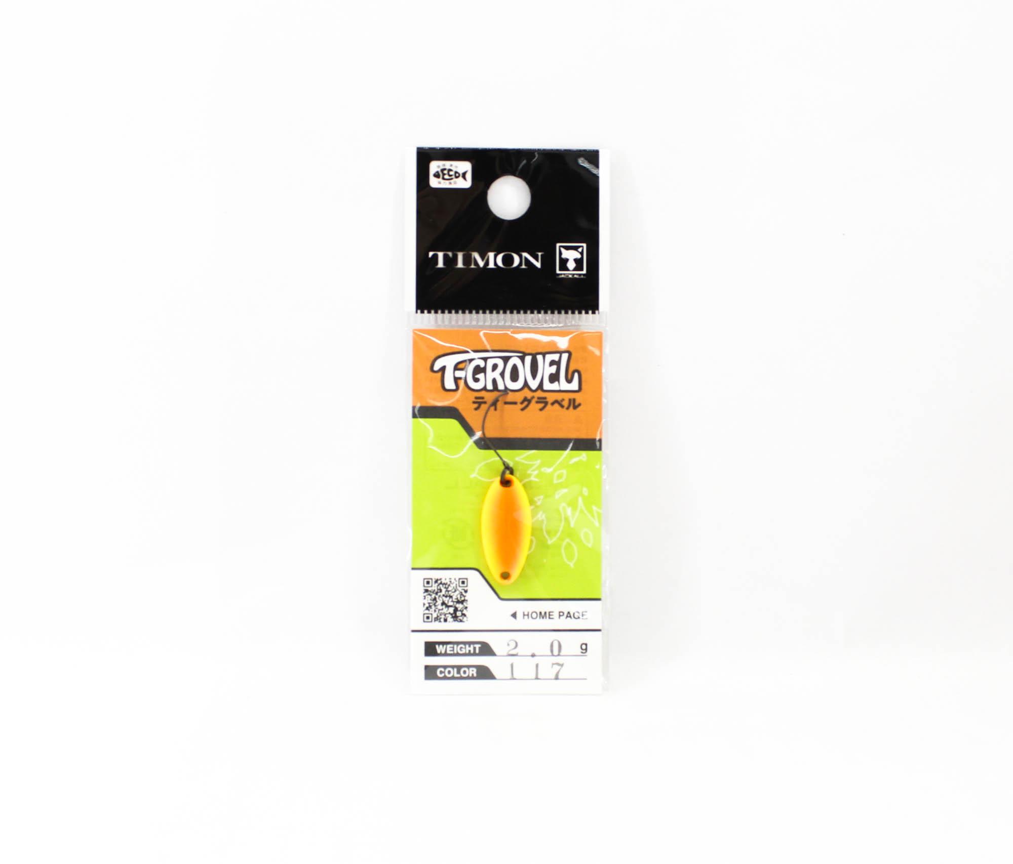 

Jackall Timon T Grovel Форелевая блесна 2,0 грамма 117 Tackey Orange (7355)